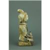 Image 2 : Chinese Large Celadon Jade Carved Figure