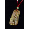 Image 2 : Chinese Russet Green Jadeite Pendant