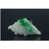 Image 2 : Chinese Green Jadeite Carved Fish Pendant