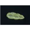 Image 5 : Chinese Icy Yellow Jadeite Carved Leaf Pendant