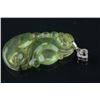 Image 3 : Chinese Icy Green Jadeite Carved Pendant