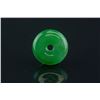 Image 1 : Chinese Green Jadeite Carved Disc Pendant