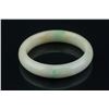 Image 1 : Chinese Green and White Jadeite Bangle