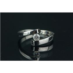 14kt White Gold Diamond (0.20ct) Ring CRV$2001