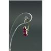 Image 2 : 14kt Yellow Gold Ruby (0.95ct) Earrings CRV$799