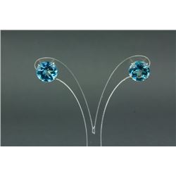 6.00 ct Blue Topaz Earrings CRV$822