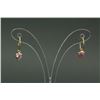 14kt Gold Pink Sapphire (0.55ct) Earrings CRV$550