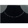 14kt Gold Blue Diamond (0.88ct) Necklace CRV$1233