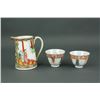 Image 1 : 3 Pc Canton Enameled Porcelain Pot & Cups