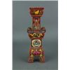 Image 2 : Famille Rose Porcelain Candlestick Qianlong Mark