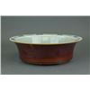 Image 1 : Chinese BW & Copper Red Porcelain Basin Kangxi MK