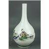 Image 1 : Qing Period Famille Verte Porcelain Vase w/ Mark