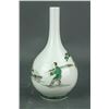 Image 2 : Qing Period Famille Verte Porcelain Vase w/ Mark