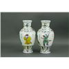 Image 3 : Pair Chinese Ducai Porcelain Vase Chenghua Mark