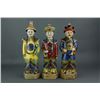 Image 1 : 3 Pieces Set of Fu Lu Shou Porcelain Figures