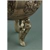 Image 5 : Chinese Silvered Bronze Censer w/ Lid Qing Mark