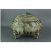 Image 1 : Chinese Archaistic Bronze Censer with Cover
