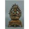 Image 1 : Chinese Bronze Four-Arm Guanyin Figure