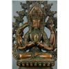 Image 2 : Chinese Bronze Four-Arm Guanyin Figure