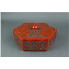 Image 2 : Chinese Cinnabar Lacquer Octagon Box