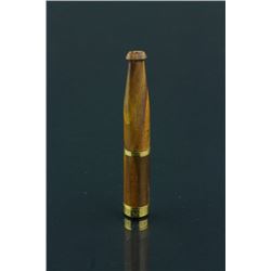 Chinese 18K Gold Wood Pipe