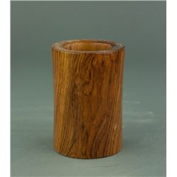 Chinese Small Wood Brush Pot