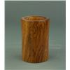 Image 1 : Chinese Small Wood Brush Pot
