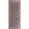 Image 1 : A late 19th century Khorrasan Kelleh carpet, the dark blue field with an overall herati design wi...