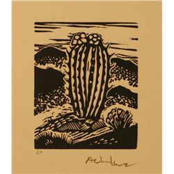 Andy Chuka, Linocut Block Prints, Set of Three,