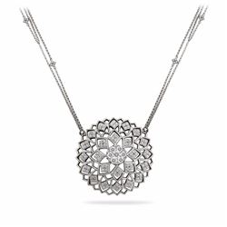14KT White Gold Ladies Diamond Necklace -# 10273