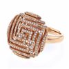 Image 1 : 14KT Rose Gold Ladies Diamond Ring -# 9804