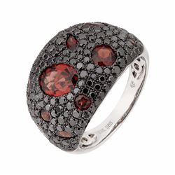 14KT White Gold Gemstone Ring -# 5975