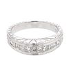 Image 1 : 18KT White Gold Ladies Diamond Band Ring -# 10018