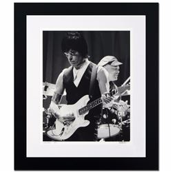 Jeff Beck Limited Edition Giclee by Rob Shanahan, Numbered and Hand Signed with Certificate of Authe