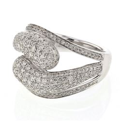 14KT White Gold Ladies Diamond Ring -# 10132