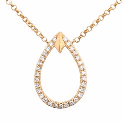 14KT Yellow Gold Diamond Necklace -# 8023