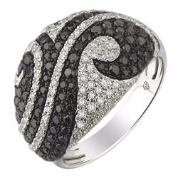 14KT White Gold Women's Diamond Ring -# 6260-1