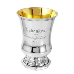 German Silver Wedding Anniversary 1852 Cup -# 1678