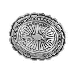 Large Sterling Silver Belt Buckle -# 598