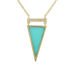 14KT Yellow Gold Gemstone Necklace -# 7973-1