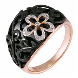 14KT  Gold Women's Diamond Ring -# 6198-1