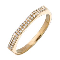 14KT Yellow Gold Women's Diamond Ring -# 7574
