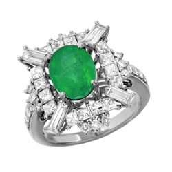 14KT White Gold Ladies Diamond Semi Mount Ring -# 10390