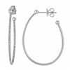 Image 1 : 14KT White Gold Diamond Earrings -# 7916