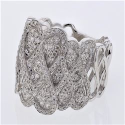 14KT White Gold Ladies Diamond Ring -# 10056