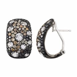 14KT White Gold Gemstone Earrings -# 6265-1