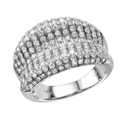 14KT White Gold Diamond RIng -# 2097