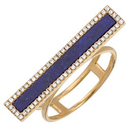 14KT Yellow Gold Gemstone Ring -# 7747