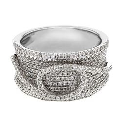 14KT White Gold Ladies Diamond Ring -# 9944
