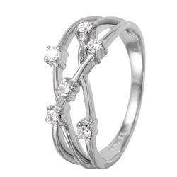 14KT White Gold Diamond Ring -# 1099